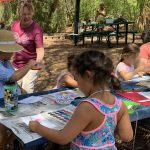 Kids in the Garden with Watercolors
