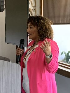 Bea Palmer Speaking about Operation Hope North County to WCV audience