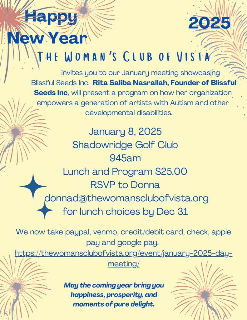 2025 January meeting Jan 2025 meeting flyer