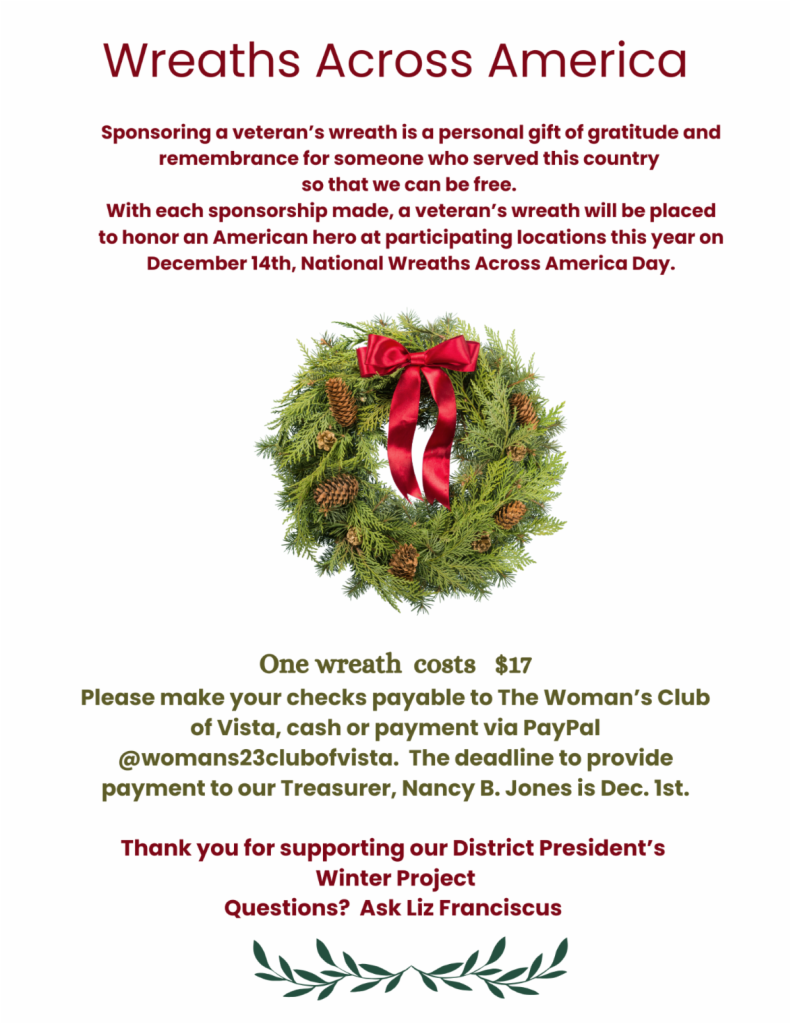 Wreaths flyer