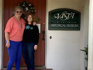 Tenaya and Liz at the Vista Historical Museum