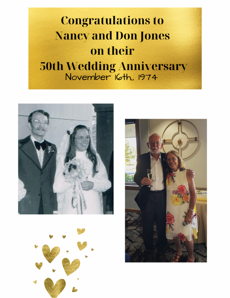 Don and Nancy Jones - 50 Years of Marriage