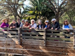 January 2025 walk at the duck pond with WCV members. 