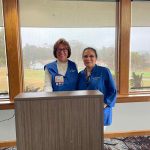 Volunteers from Tri-City Hospital Auxiliary presented our February program.