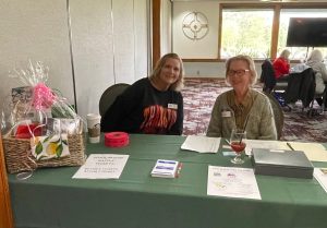 Linda Checking in and Dianne Raffling