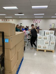 North County Food Bank evening warehouse shift