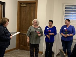 Donna initiating 3 new members in March 2025