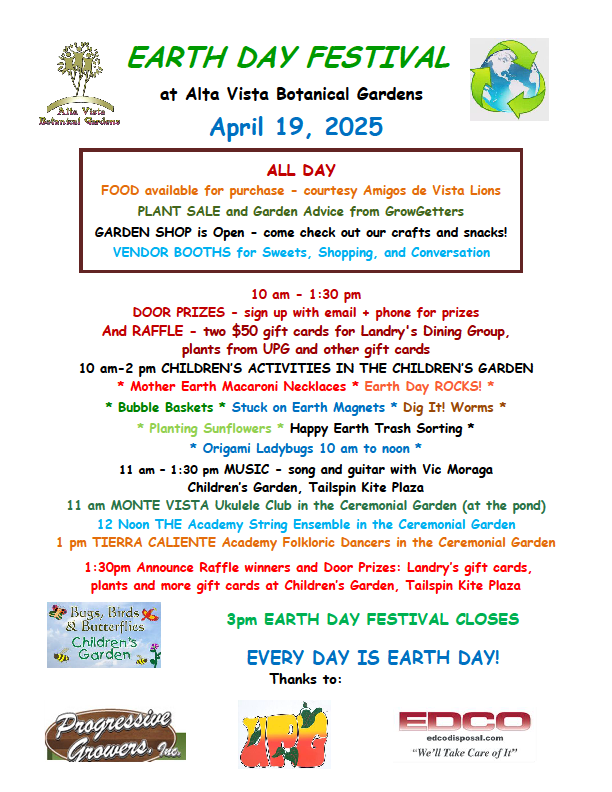Earth Day Festival FLyer