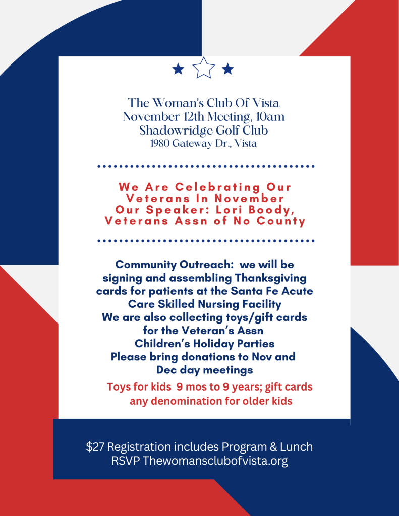 November 2025 General Meeting Flyer