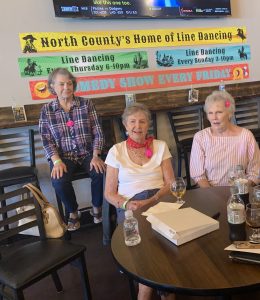 Bina, Joy and Barbara at Inzane