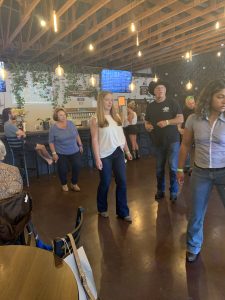 WCV members following the pattern