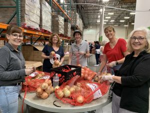 Meg, Liz, Holly and friends.