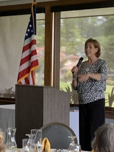 Sonja VP Programs at the podium