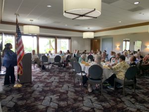 Sierra speaking to our group