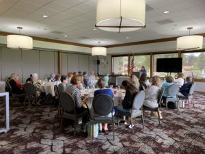 Sierra speaking to our group