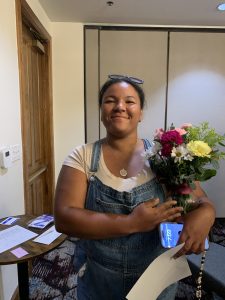 A finished arrangement