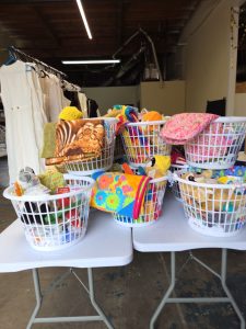 Baskets of sorted items