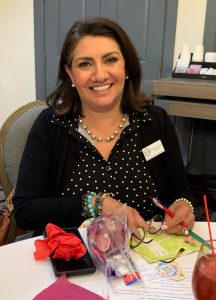 Veronica making goodies for special needs teachers