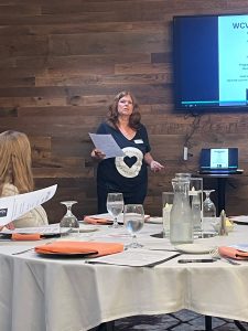 Liz at WCV at Night July 2025