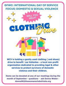 Flyer for clothing drive