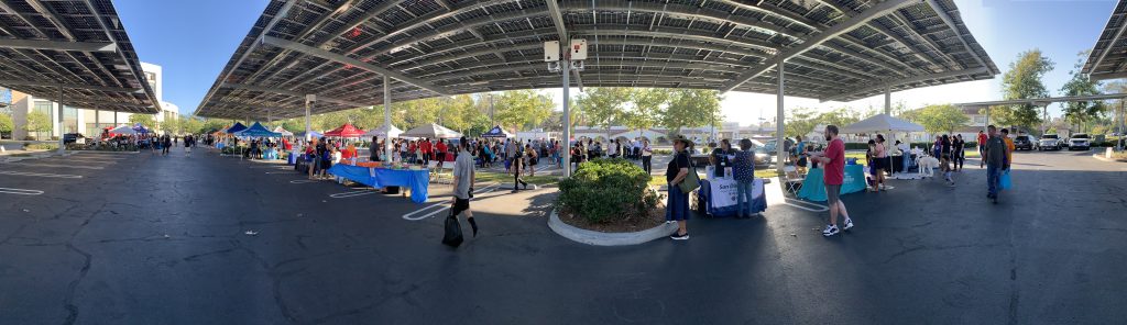 Pano shot of National Night Out