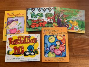 Books donated to Bubbles and Books