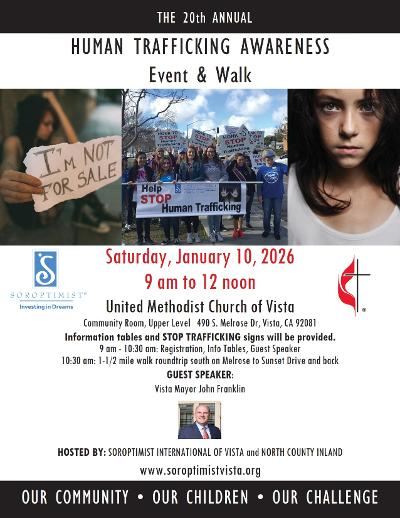 Human Trafficking Awareness Event Flyer
