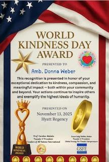 World Kindness Day Award