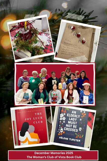 Pic collage of Dec 2025 book club participants