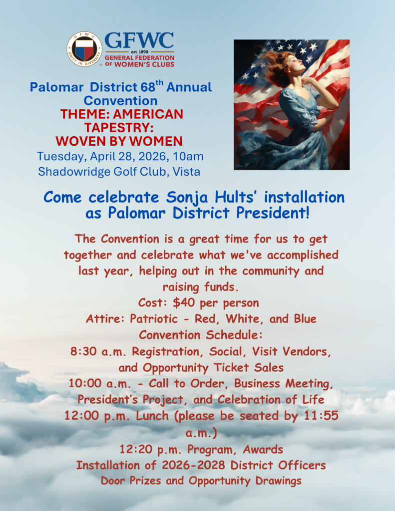 Palomar 2026 Convention Flyer