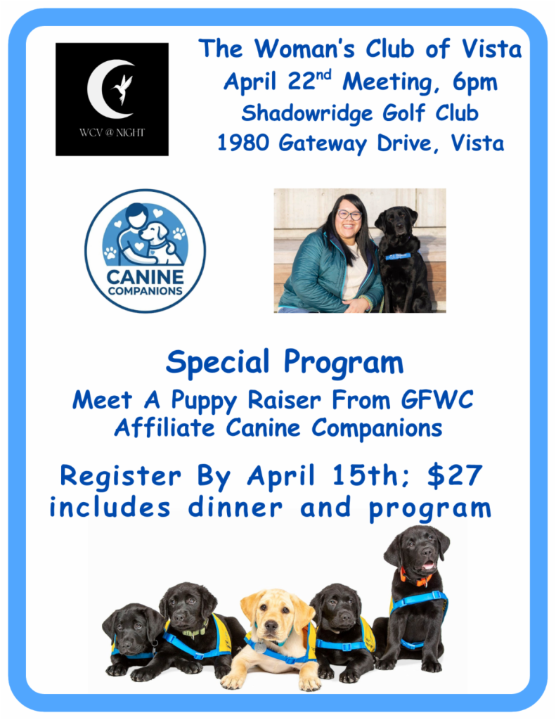 April 2026 Evening Meeting Flyer