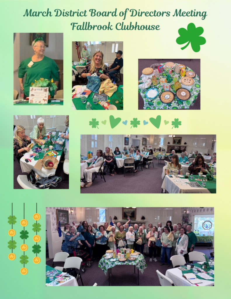 Palomar GFWC BOD meeting pics