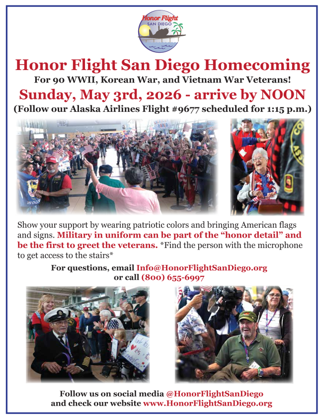 Honor Flight flyer