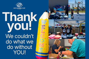 Boys and Girls Club Thank You